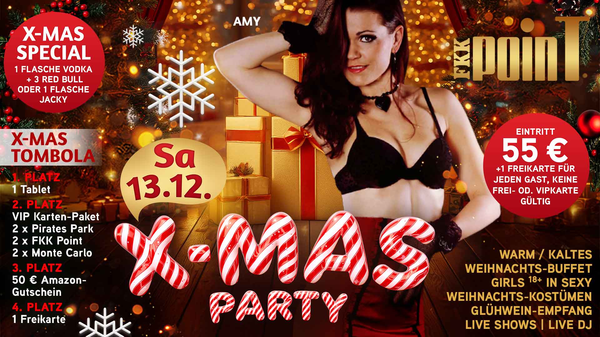 X-Mas Party 2025 im FKK Point – Heiße Weihnachten, sinnliche Stimmung!