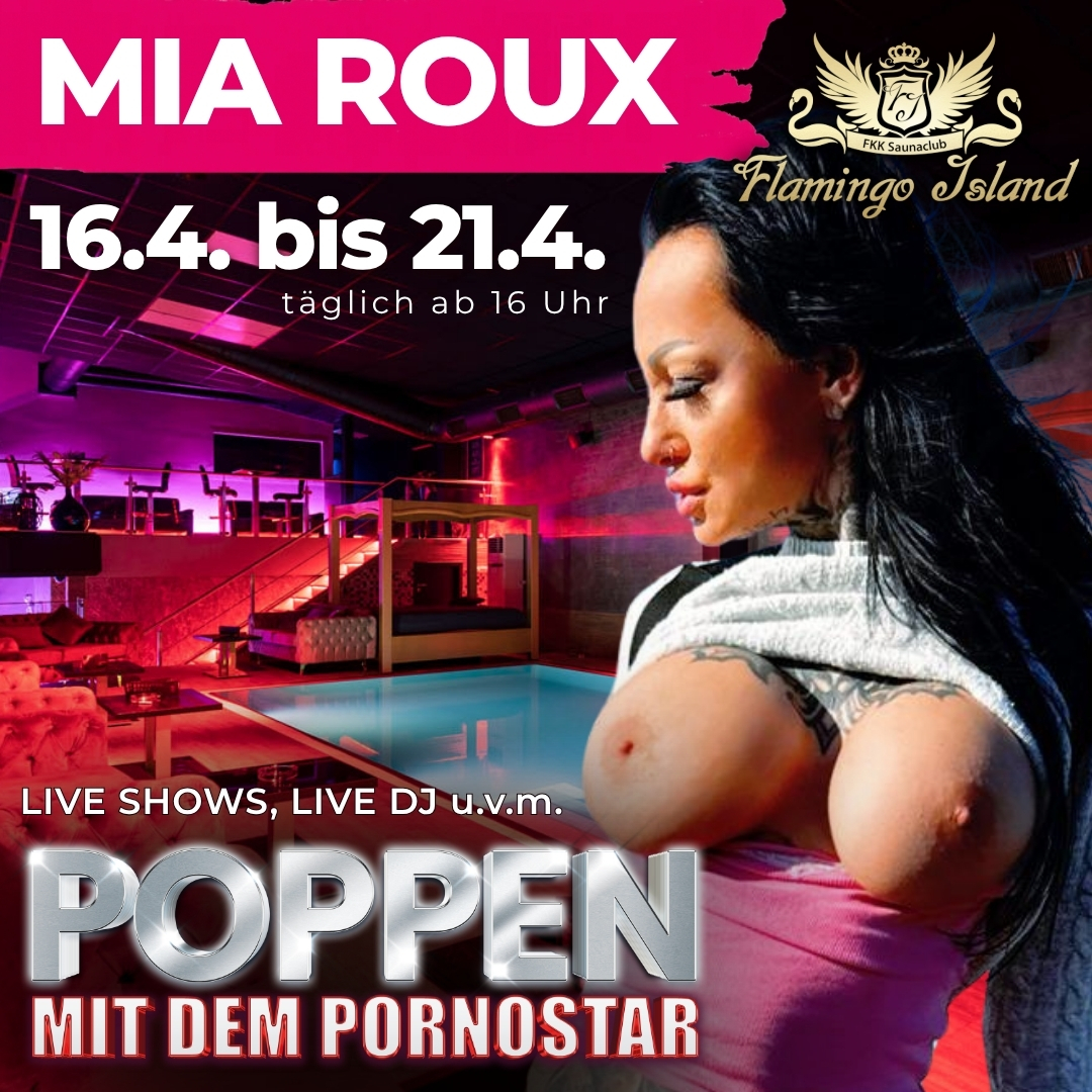 🔥 Event im Flamingo Island: Mia Roux live erleben – 16.04. bis 21.04.2026